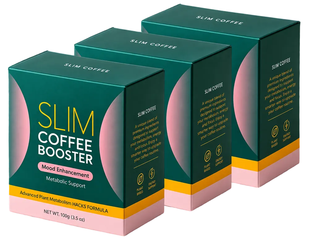 Three boxes of Slim Coffee Booster